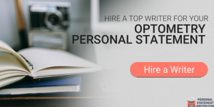 personal statement for optometry school sample