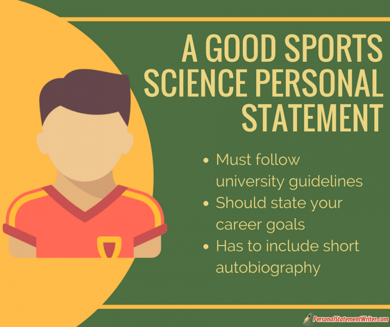 how to write a sports science personal statement