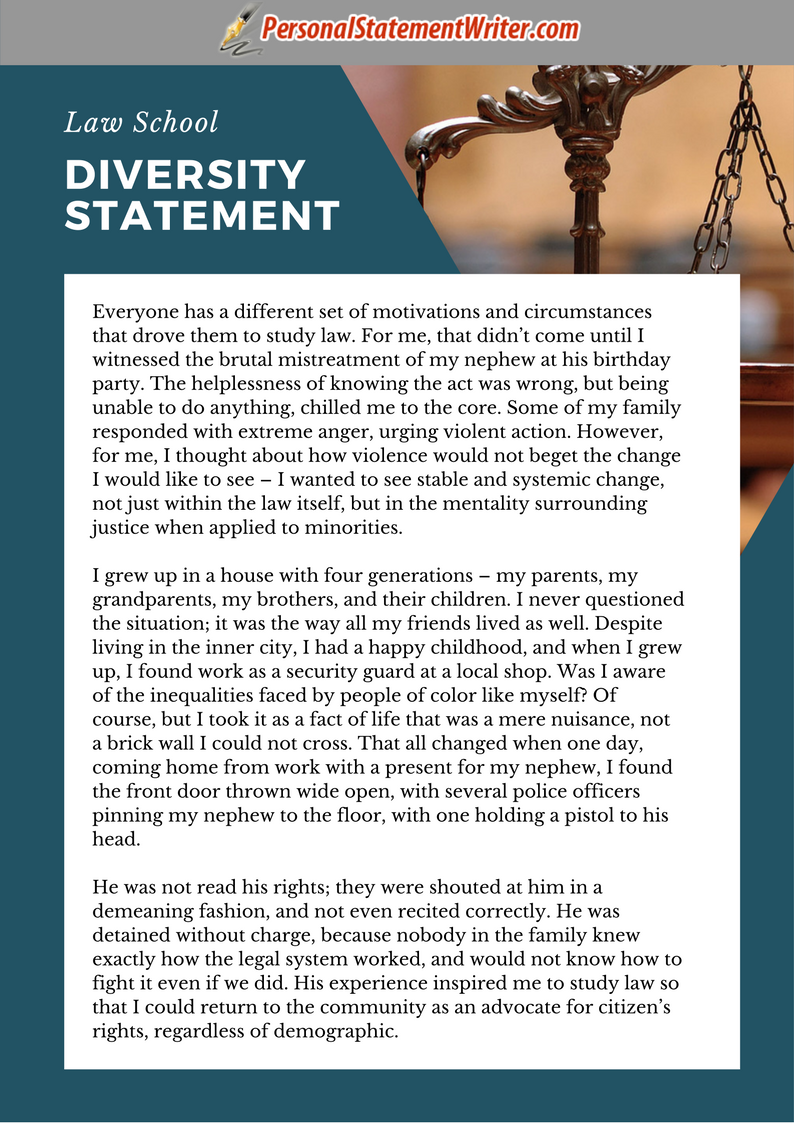 john marshall law school personal statement