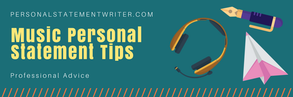 tips for personal statement music