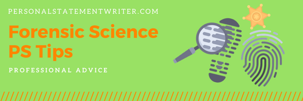 personal statement for forensic science tips