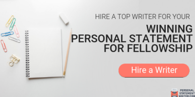 length of personal statement fellowship
