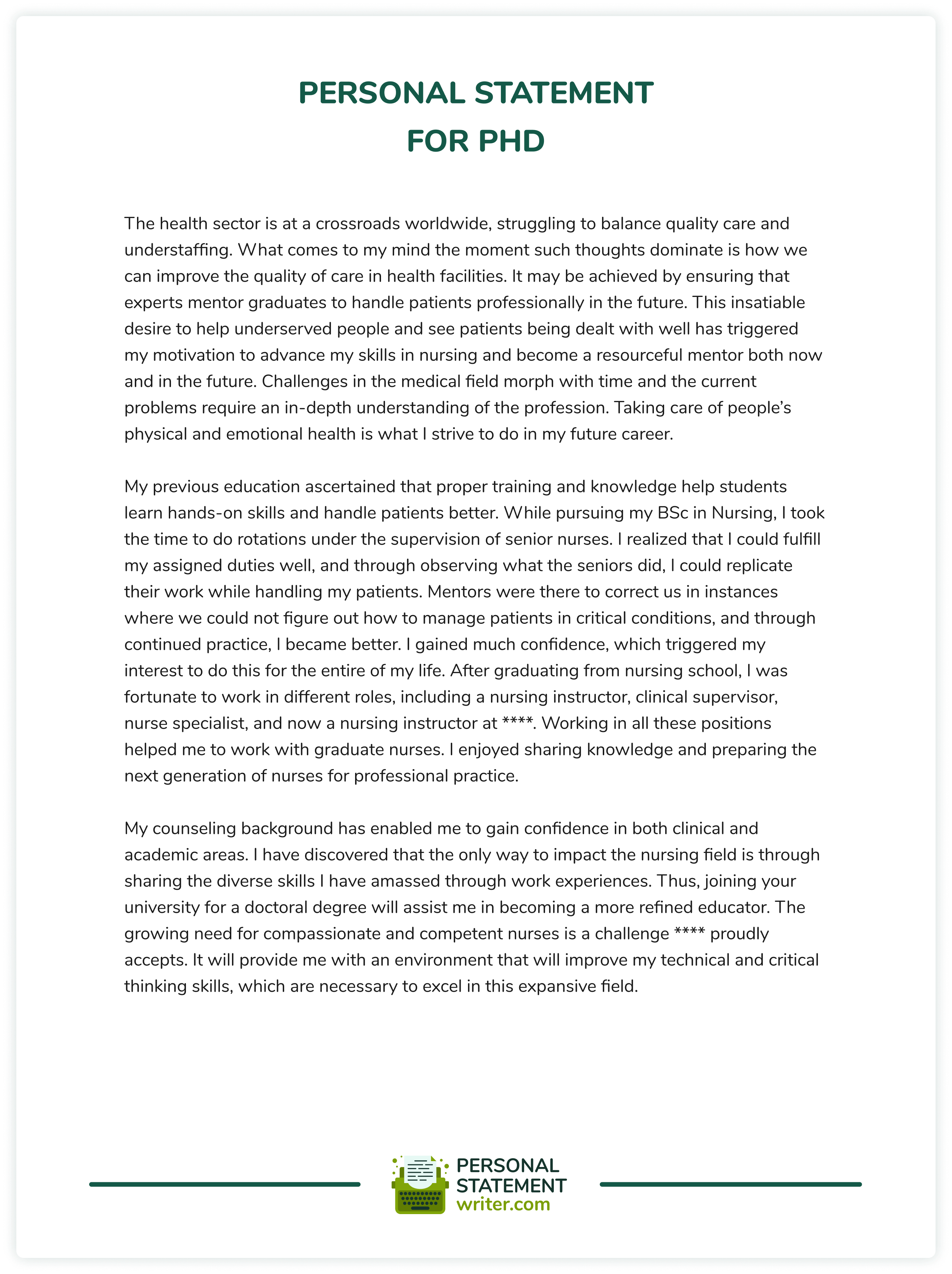  Masters Personal Statement Format Writing Personal Statements For 