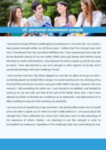 how to write a uc personal statement